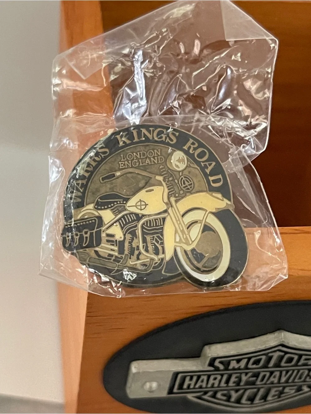 Harley-Davidson Black & Brown Logo Display Box with Collectible Pins
